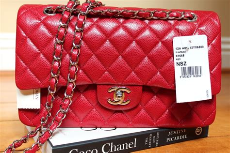 chanel classic flap medium red|chanel vintage classic flap.